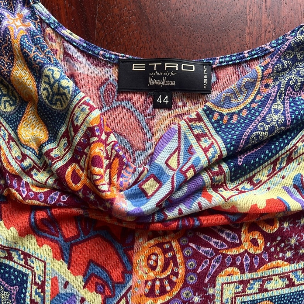 Etro Multicolor Patterned Women's Top pristine condition - Picture 3 of 8